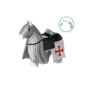 Hospitaller War Horse White
