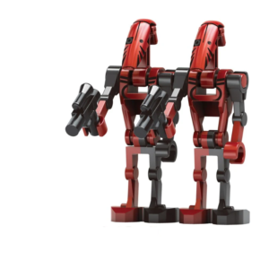 2x Battle Droids Red