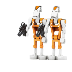 2x Battle Droids White