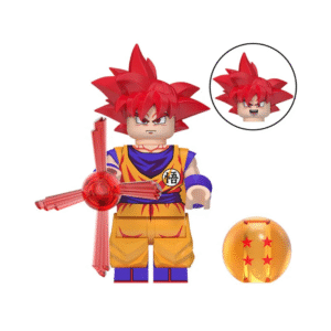 Dragon Ball Tournament of Power Minifigure Set - Son Goku God