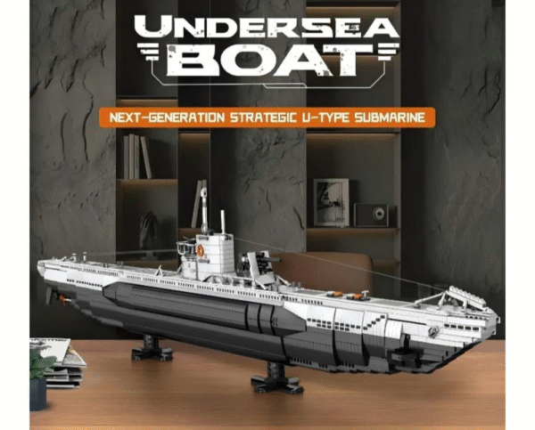 U-Boat Submarine Warfare Undersea Boat – 3987 Pieces