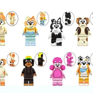 Bluey Series Figures Kids Lego