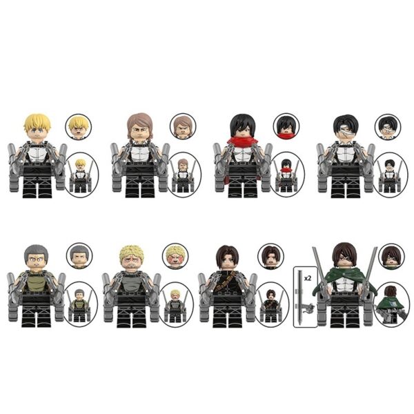 Attack on Titan Heroes Minifigure Set