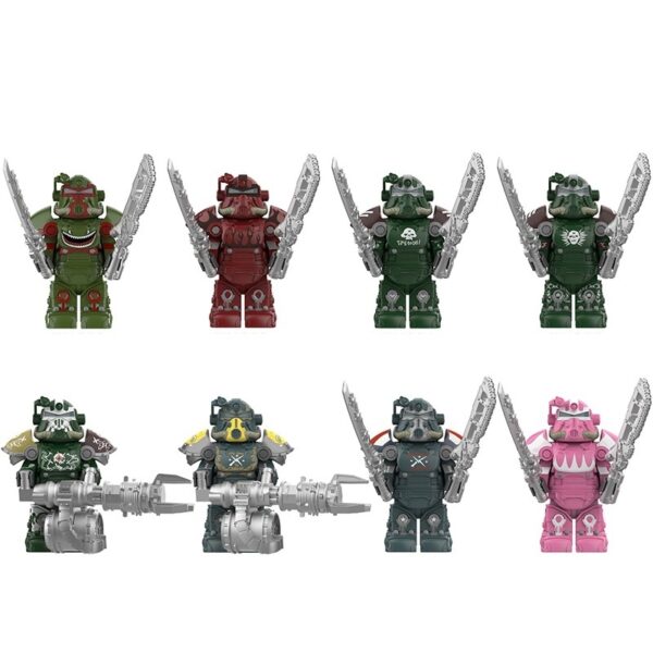 Fallout T-51 Mecha Minifigure Set