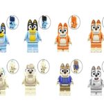 Bluey Series Figures Kids Lego