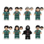 Squid Game Figure Lego Action Bricks