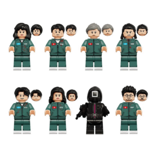 Squid Game Figure Lego Action Bricks