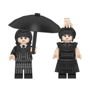 Wednesday Addams Bricks Puppet Figure