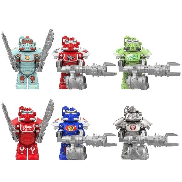 Fallout T-51 Minifigure Set
