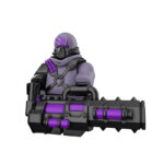 PUBG Mobile Purple Gas Mask Minifigure