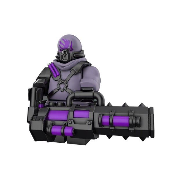 PUBG Mobile Purple Gas Mask Minifigure
