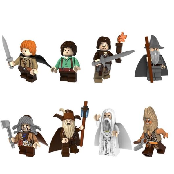 Middle-earth Heroes & Wizards Minifigure Set