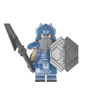 Blue Spear Diamond Armor Dwarf (Grey Beard)