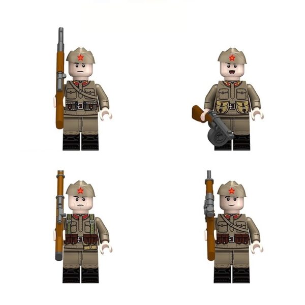 Soviet Infantry Minifigure Set