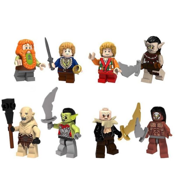 Hobbits & Orcs of Middle-earth Minifigure Set