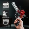 Creative Rose Revolver MOC – 631 Pieces Floral Firearms Building Block Set 1