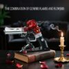 Creative Rose Revolver MOC – 631 Pieces Floral Firearms Building Block Set 1