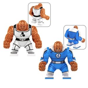 Marvel Thing minifigure set – includes Future Foundation white suit and Fantastic Four blue suit versions