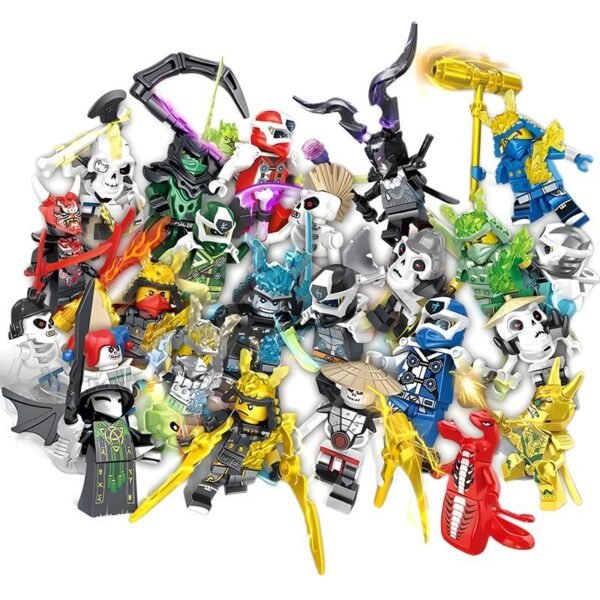 Ninjago Masters of Spinjitzu Fight Minifigures Set