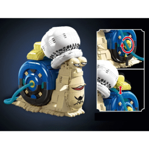 Trafalgar Law’s Transponder Snail (Den Den Mushi) Building Blocks