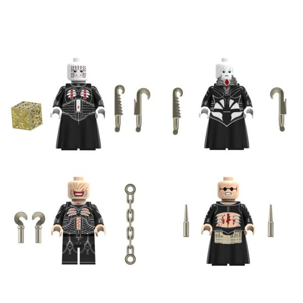 Hellraiser Minifigure Set Bricks Lego compatible