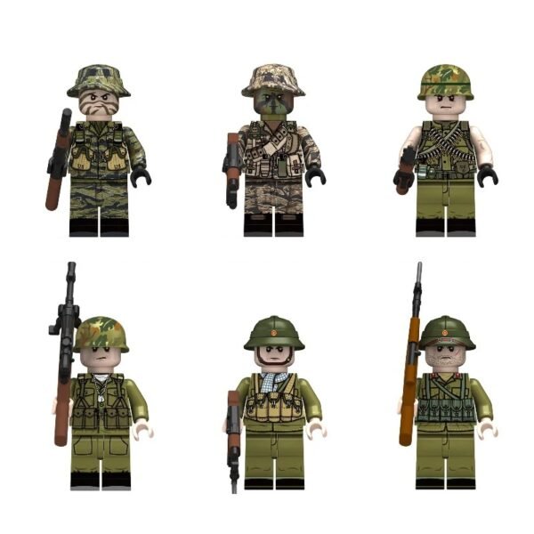 Vietnam Soldier Minifigure Set