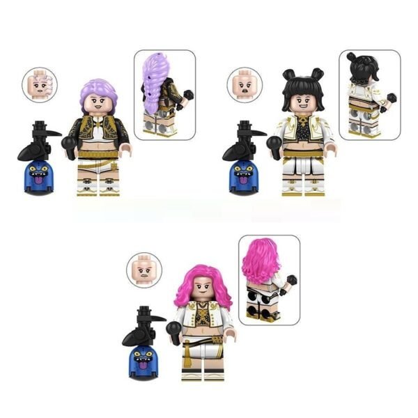 Demon Hunter K-Pop Girls Minifigure Set