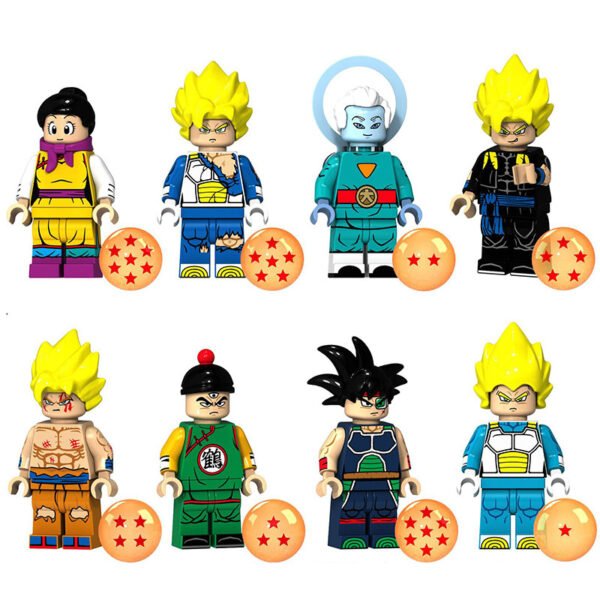 Dragon Ball Z Saiyan & Villain Minifigure Set