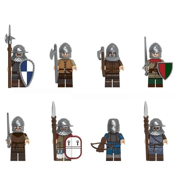 Medieval Knights & Soldiers Minifigure Set