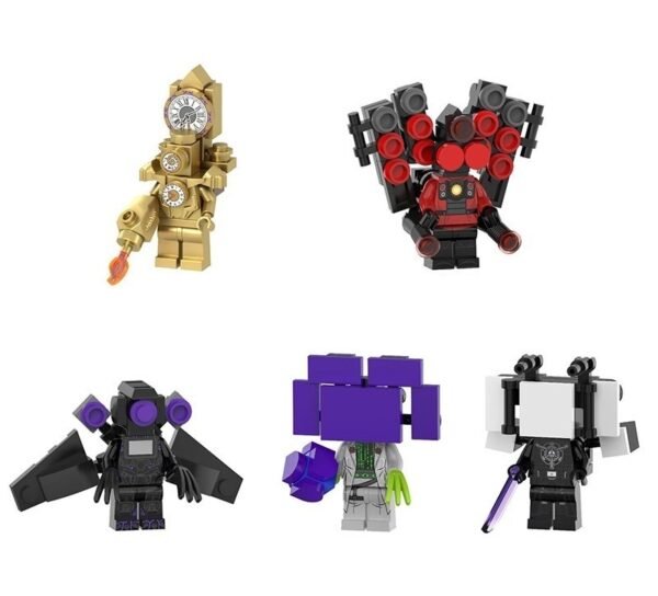 Titan Elite Skibidi Toilet Minifigure Set