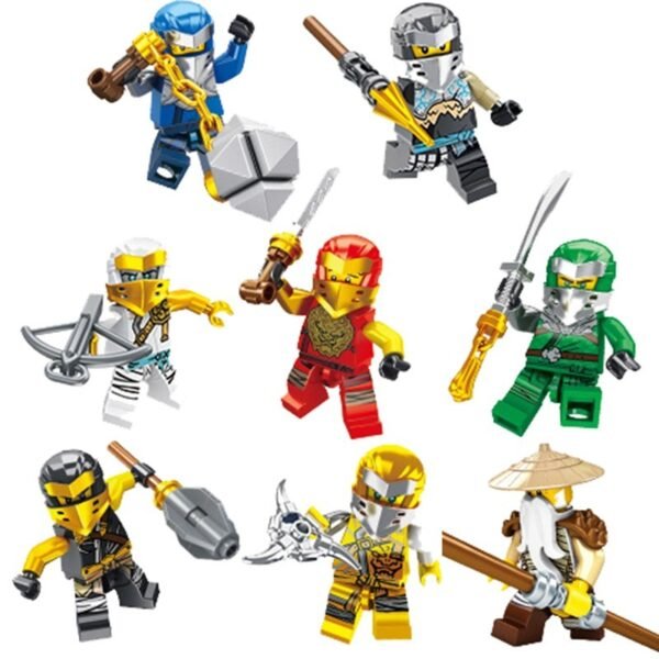 Ultimate Golden Ninja Warriors Minifigure Set