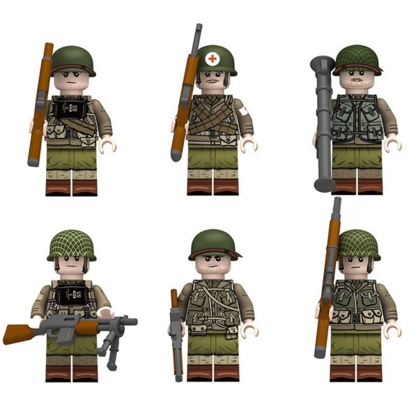 World War II U.S. Army Rangers Minifigure Set