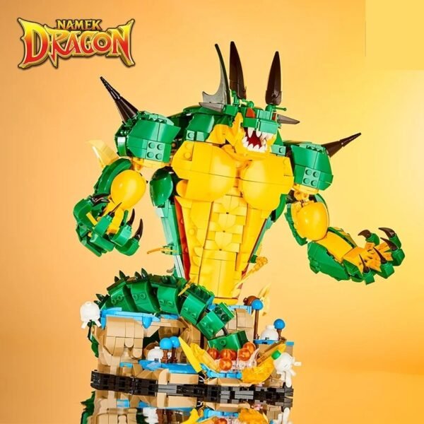 Namek Dragon Building Blocks Set (1907 PCS) – Legendary Anime Dragon