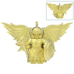 Athena – Gold Cloth Statue (Open Wings)