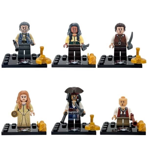 Pirates of Caribbean Crew Minifigure Set