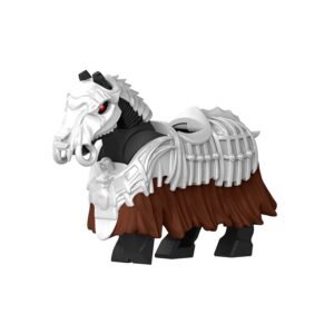 Skull Knight Horse White