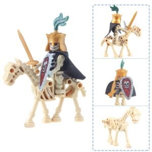 Golden Skeleton Knight on Bone Horse