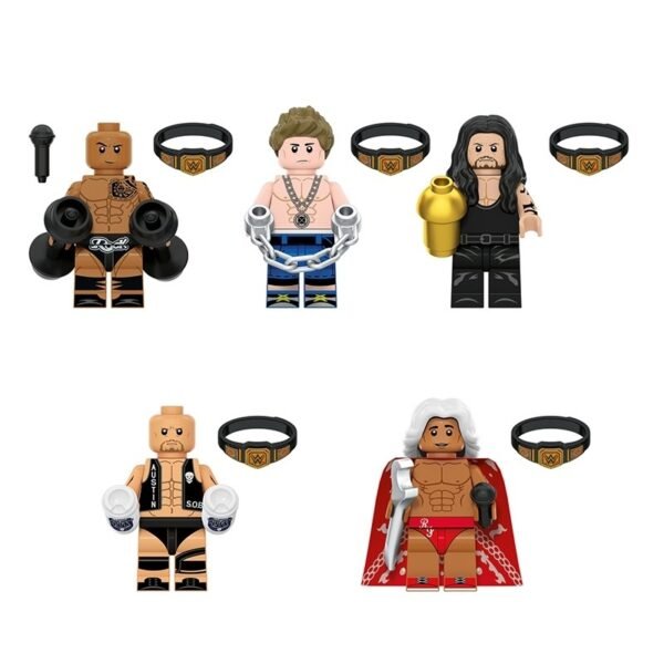 WWE Wrestling Minifigure Set