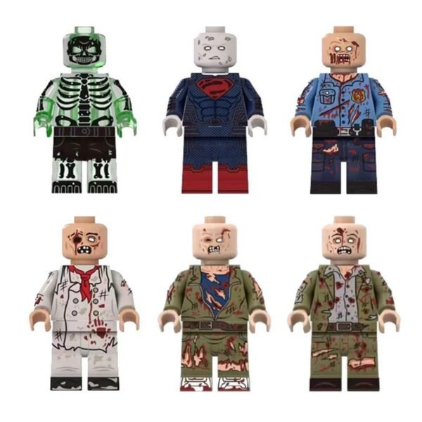 Zombie Halloween Minifigure Set
