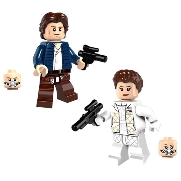 Han Solo & Leia Organa Minifigure Set