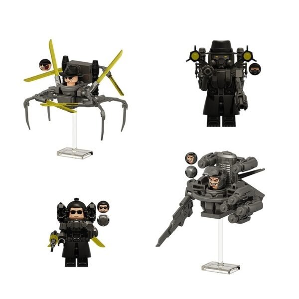 Camera Battle Mech Squad Character Set