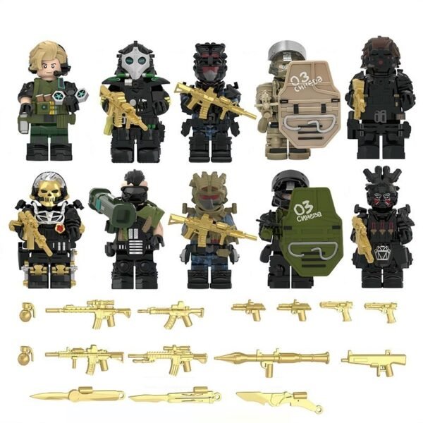 Delta Strike Special Forces Gold Character Set