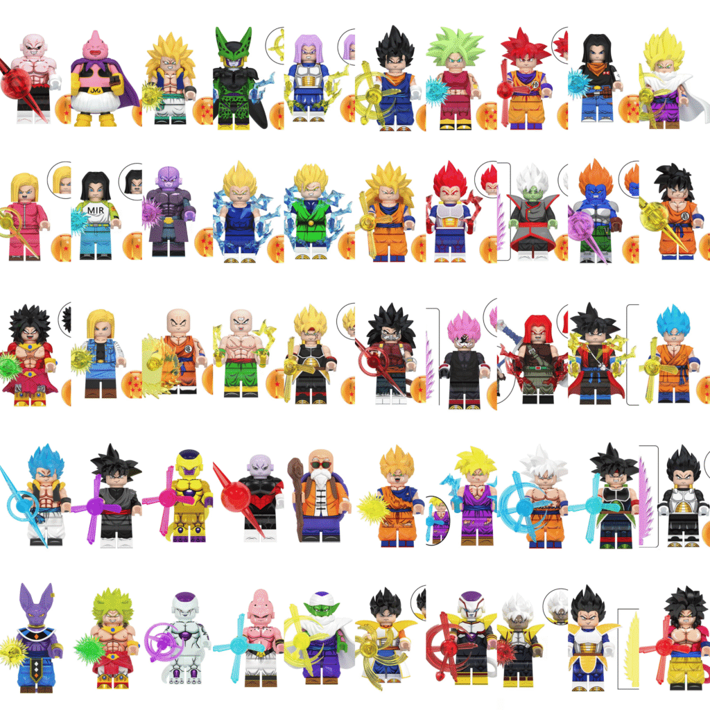 Dragon Ball Random Character Bundle (10–75 PCS) - Bricksdealerz