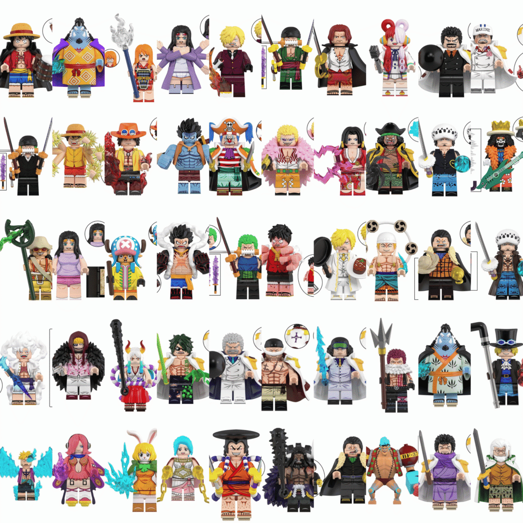 One Piece Random Character Bundle (10–100 PCS) - Bricksdealerz