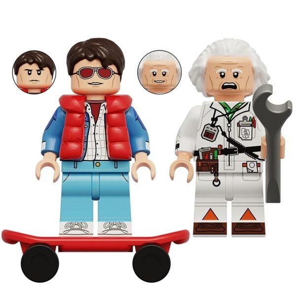 Back to the Future Movie Character Set