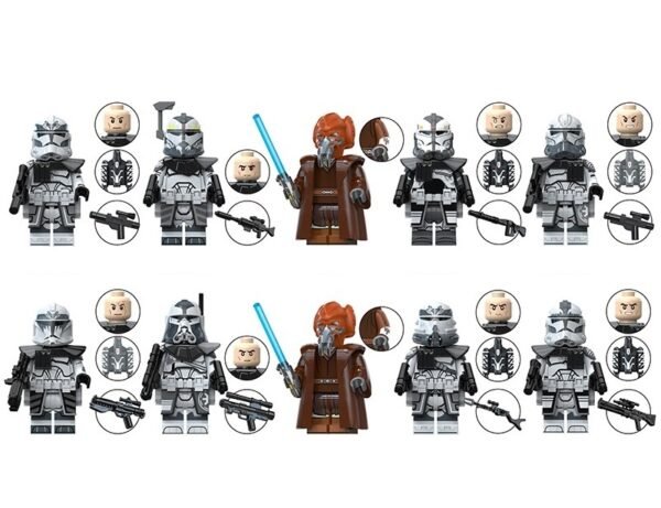 Wolfpack Clone Trooper Character Set