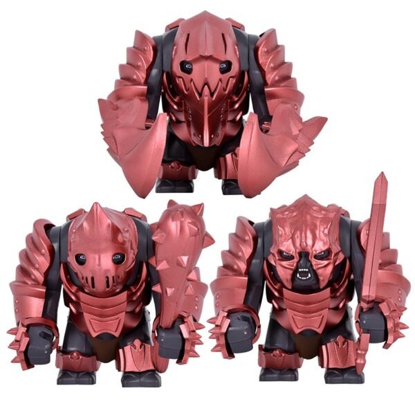 LOTR Armor Mordor Red Troll Character Set