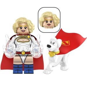 Power Girl with Krypto