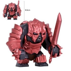 Red Mordor Troll Sword Warrior