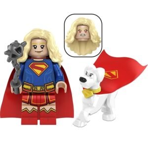 Supergirl Warrior Suit with Krypto